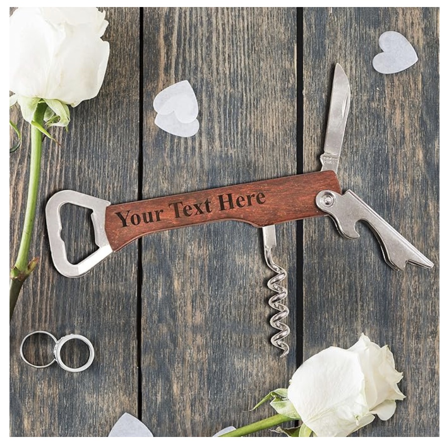 Greenville SC wedding venue - Ballenger Bridge Trending wedding guest gifts 2025 corkscrew church key